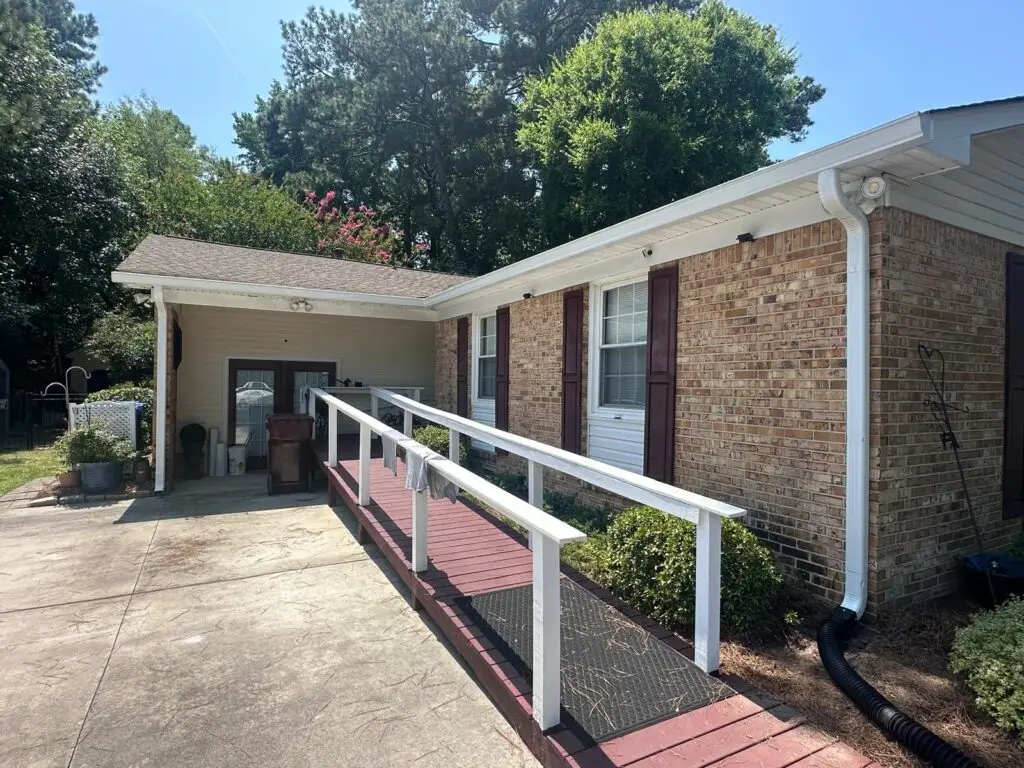 New gutter installation service with weather-resistant materials for durability