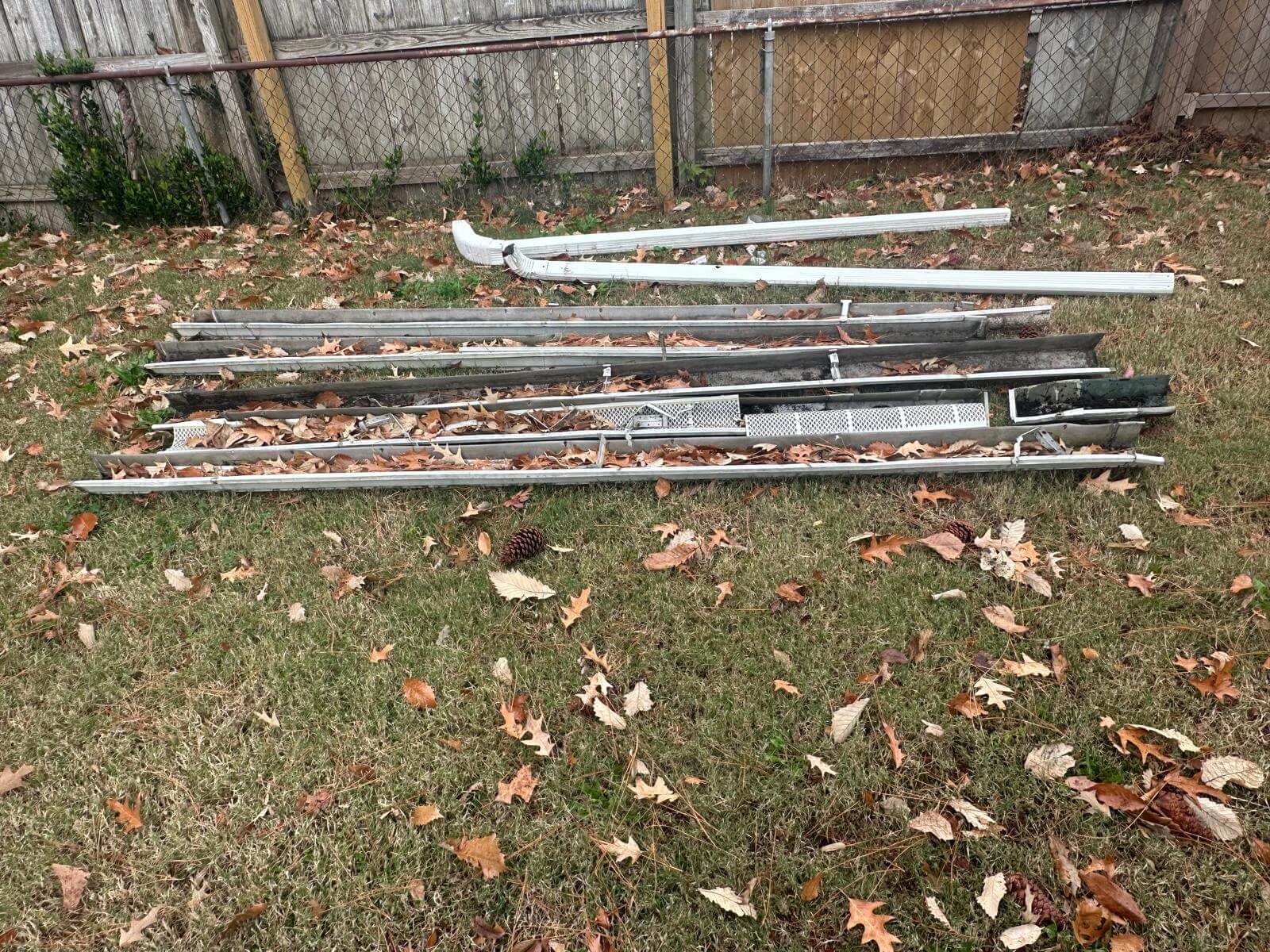 Replacing Old Sectional Gutters
