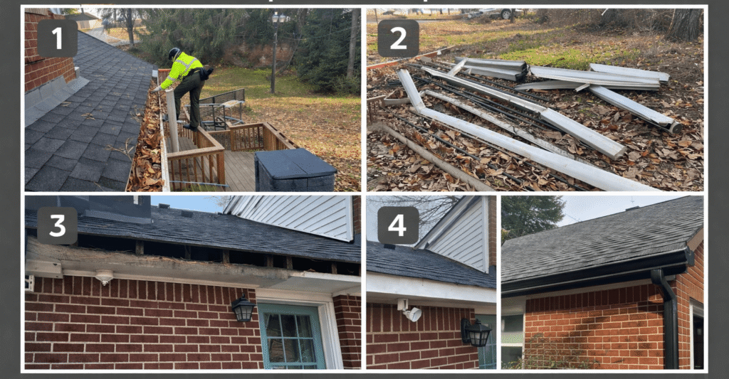 Professional gutter services for homes across Hampton Roads, Virginia