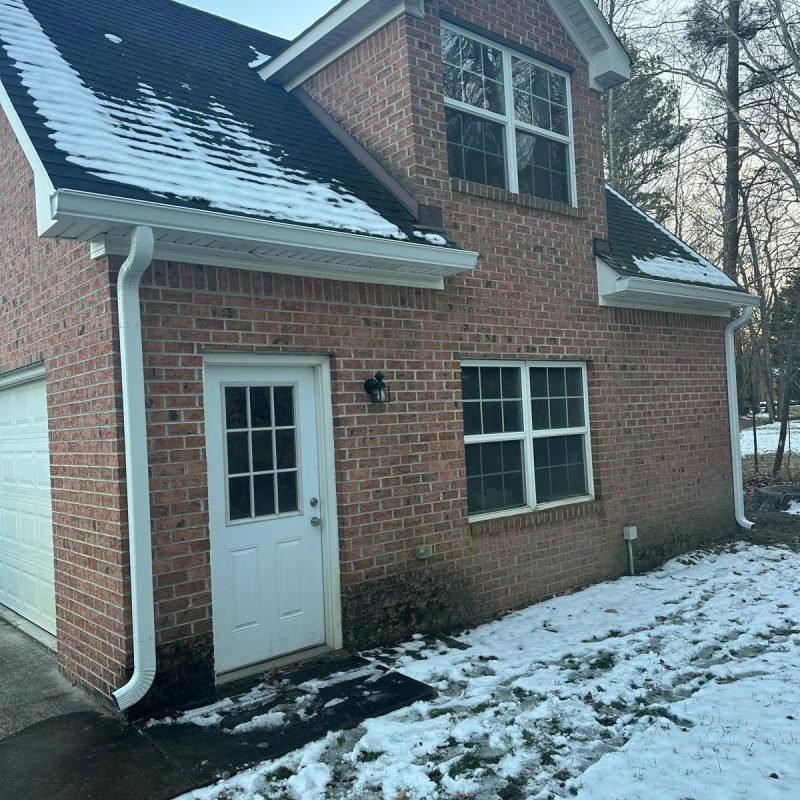 New gutter installation service with weather-resistant materials