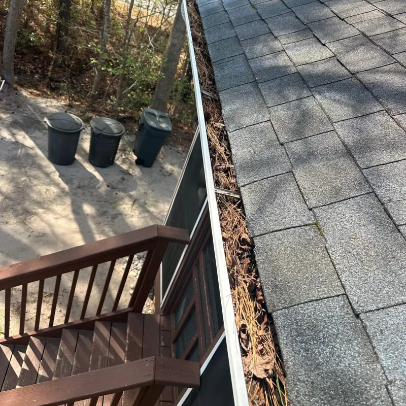 Clog-free gutter guard system installed by Gutter Masters Pro