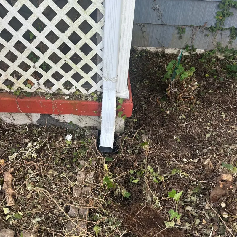 Professional gutter and downspout installation for better drainage