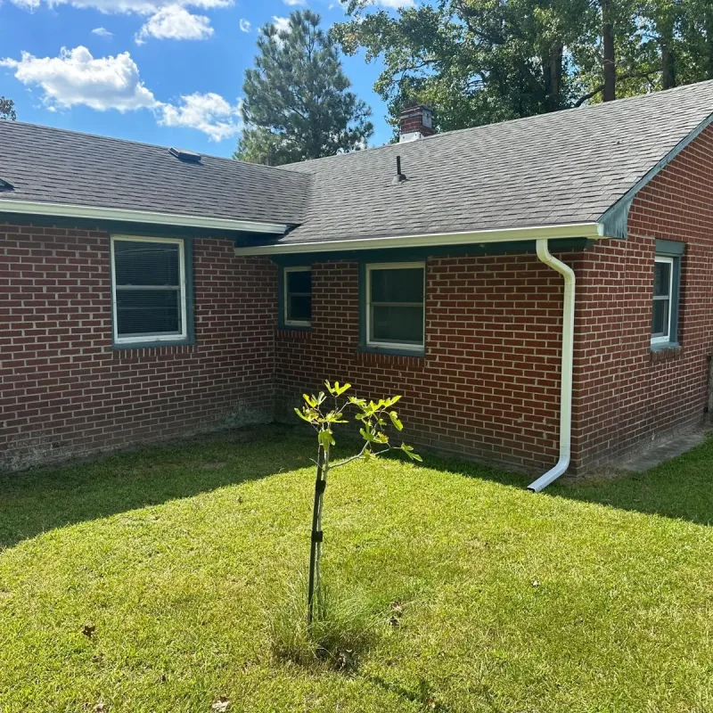 gutter and downspout installation to prevent leaks in Newport News.