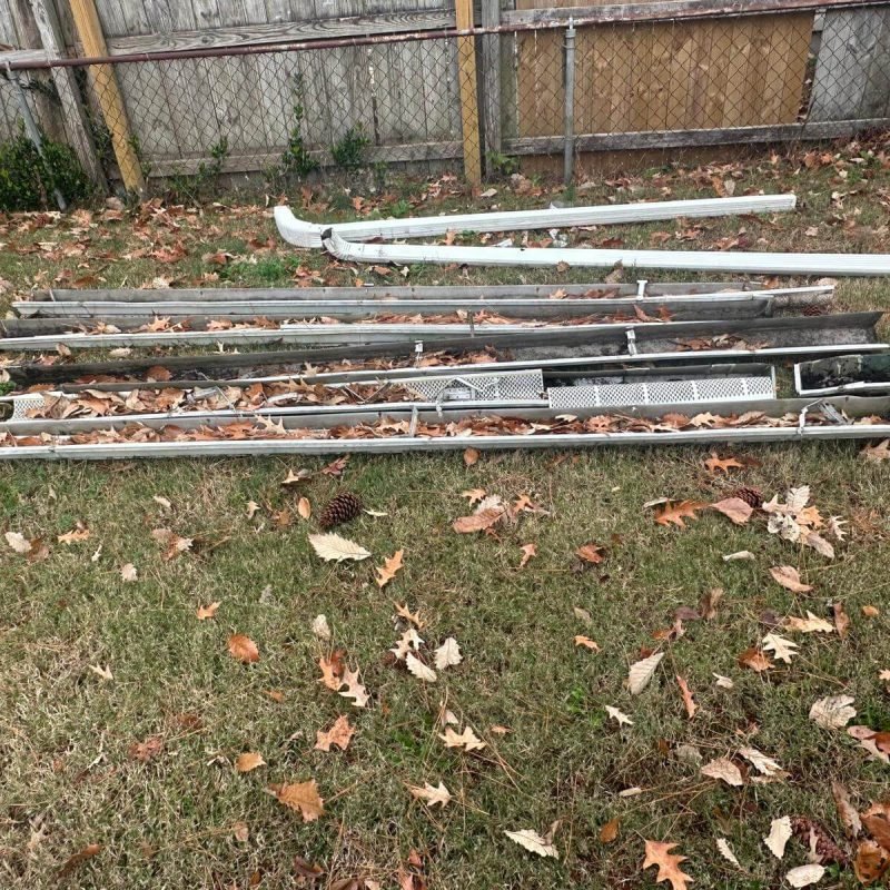 Replacing Old Sectional Gutters