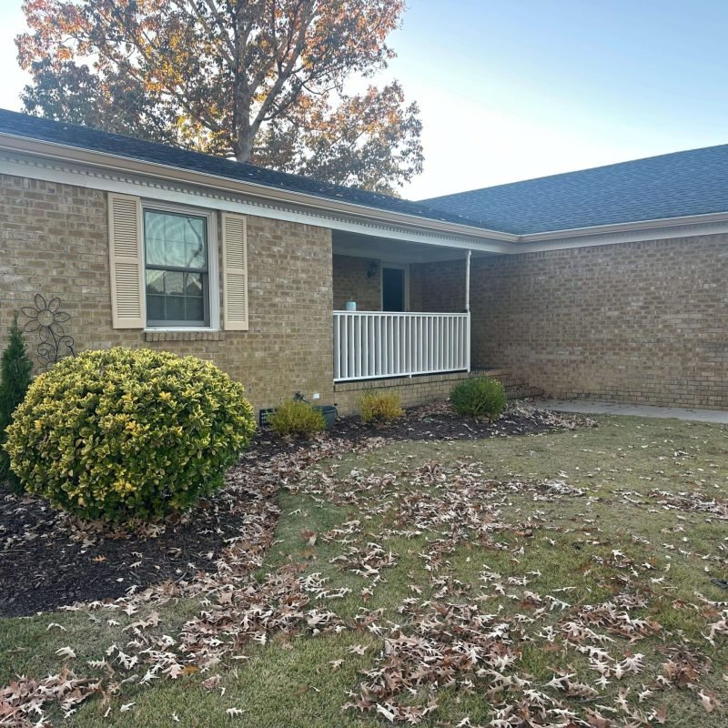 clean gutters installed